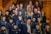 Mayor hosts reception for Sion Swifts 2017 youth team