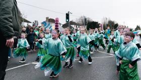 Bumper crowds celebrate Strabane&rsquo;s 20th anniversary St Patrick&rsquo;s Day parade
