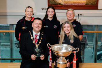 Mayor hosts reception for Tyrone All Ireland winners