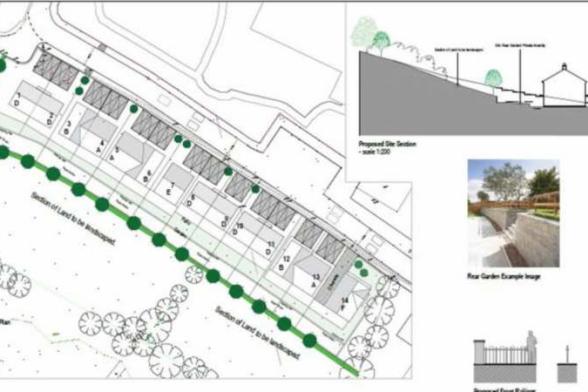 New social housing development for 14 homes