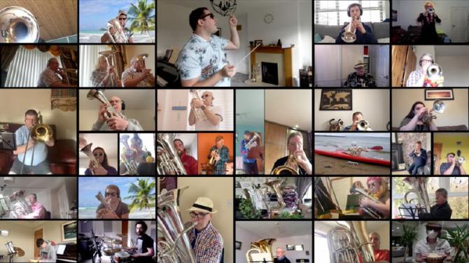 Strabane Brass Band goes viral with creative online performance