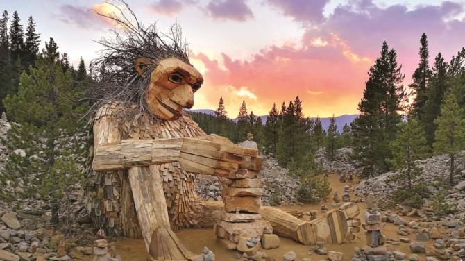 New 'Giants of the Sperrin' structure a 'huge boost' to tourism