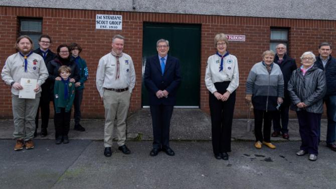 Leslie honoured for over 70 years of dedication to scouting