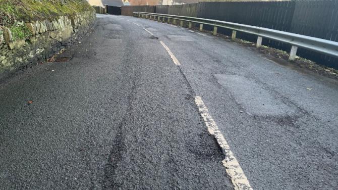 Work begins on Strabane Cemetery Road resurfacing