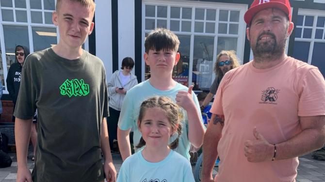 Skateboarding&nbsp;success for Ben in Portush