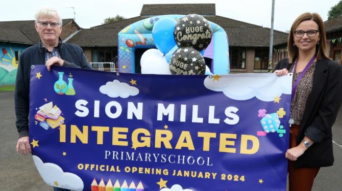 Sion Mills Primary School attains integrated status!