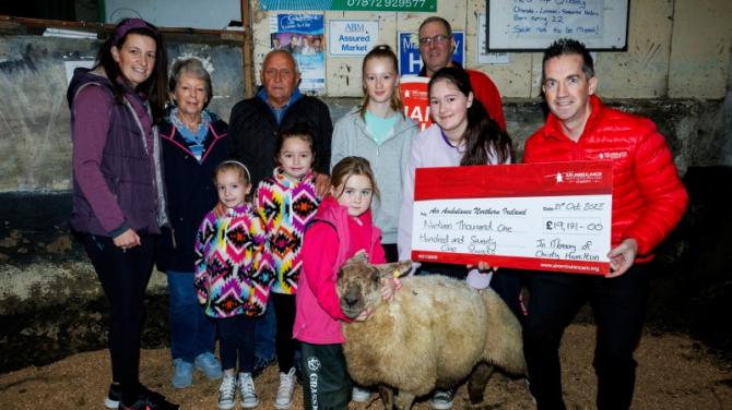 Sale of 'Sleepy' raises over £19,000 for Air Ambulance in memory of late father-of-four