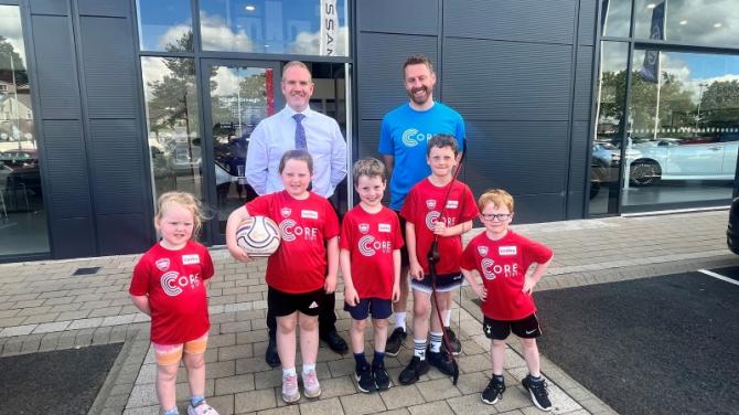 Tyrone car dealer sponsors holiday camps run by CORE Kids