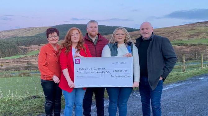 Buchanan family's 'Big Bash' fundraiser raises &pound;11,500 for charities