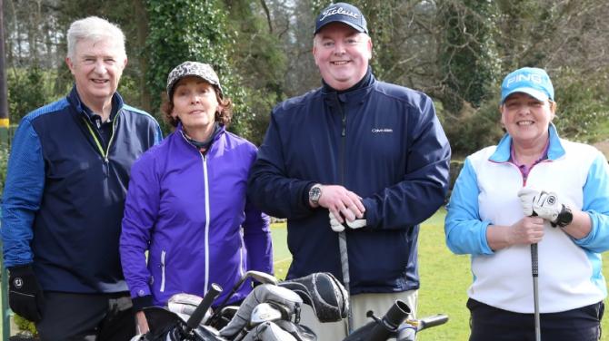 Captains' drive-in marks start of new golfing season at Newtownstewart
