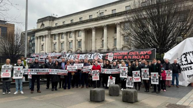 Legal battle over A5 road upgrade resumes in Belfast High Court