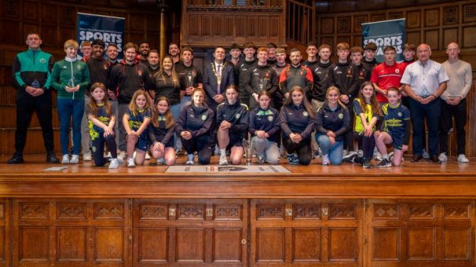 Derry and Strabane sports stars honoured at Guildhall awards ceremony