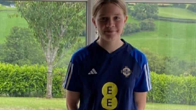 Sally to represent NI U16 squad at SuperCup
