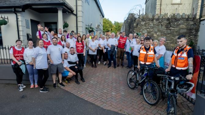 Eighth annual Strabane sponsored walk for Leukaemia & Lymphoma NI