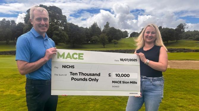 MACE Sion Mills raises £10,000 to help make a difference in the local community