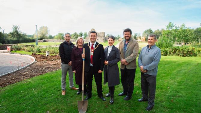 Mayor performs turning of the sod on Phase Two of Derg Active works