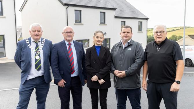 New energy efficient homes completed in Raphoe