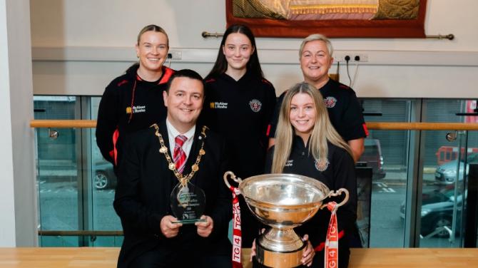 Mayor hosts reception for Tyrone All Ireland winners