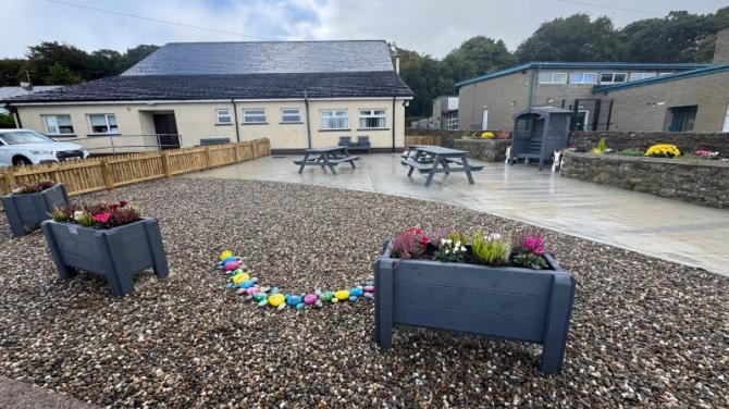 Bishop opens new 'Earlsgift Happy Space' in Donemana