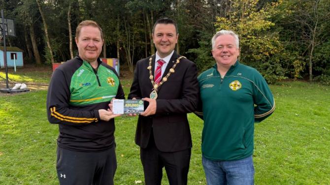 Urney St Columba's launch Grand Development Draw