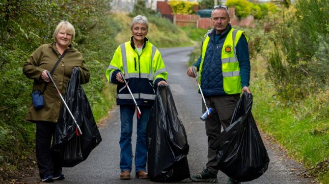 Donemana community litter pick a huge success