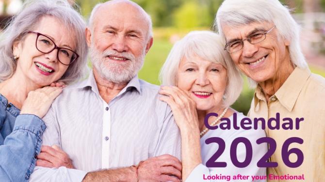 New 2026 Age Friendly calendar featuring photographs by three local people now available