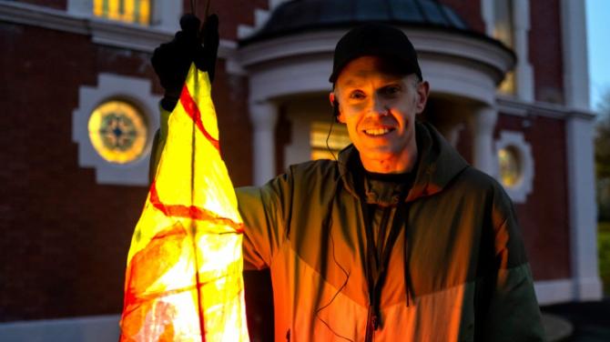 'All Souls Lantern Walk' in memory of famed hymn writer