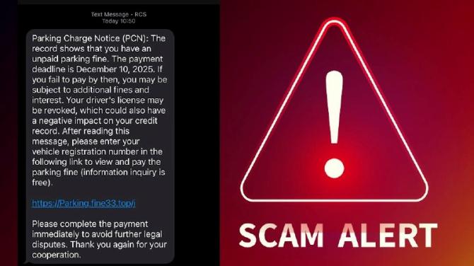 Council warns motorists of parking fine scam