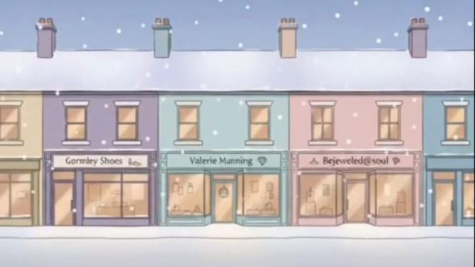 Local shop spreads Christmas cheer with festive video