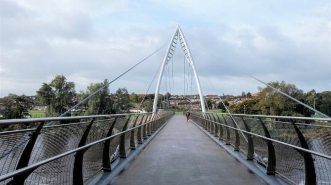Report expected to outline plans for official naming of town's pedestrian bridge