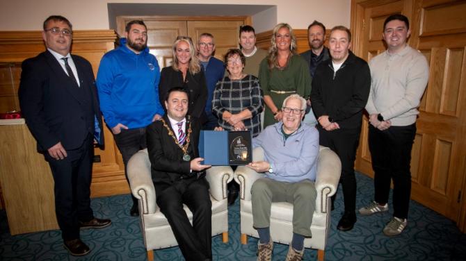 Mayor hosts reception for Strabane Tennis Club
