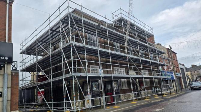 Refurbishment of historic old Post Office building begins