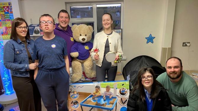 Castlederg man's fundraising events help provide additional resources and equipment of for Children's Disability Team