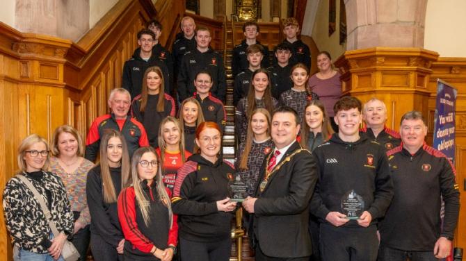 Mayor hosts reception for his local GAA club to celebrate their successes