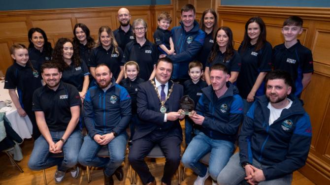 Mayor hosts reception to recognise fundraising efforts in memory of Castlederg man Conor Browne