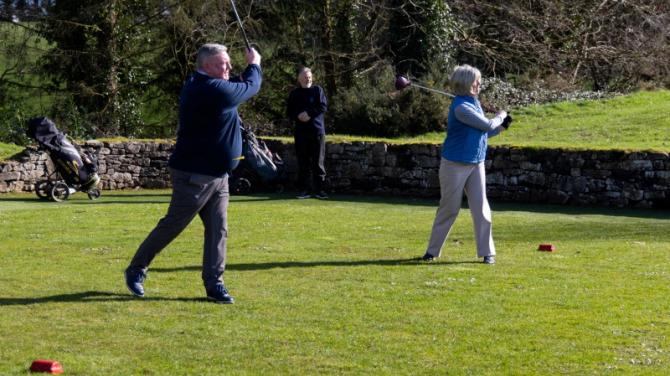 Great turnout for Captains' Drive-In at Newtownstewart Golf Club